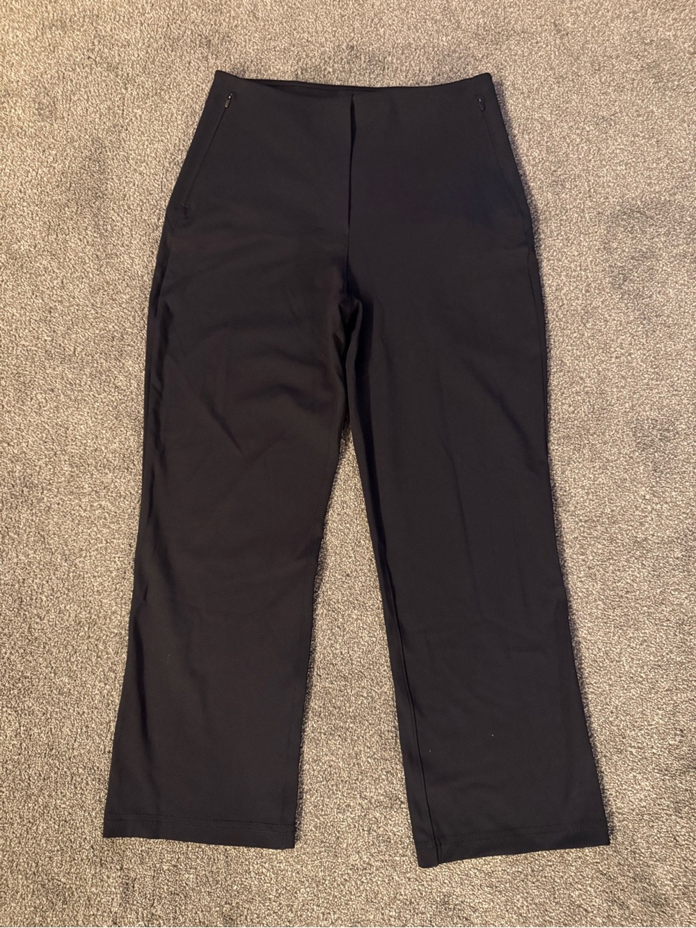 lululemon athletica Black Cropped Wide-Leg Pants